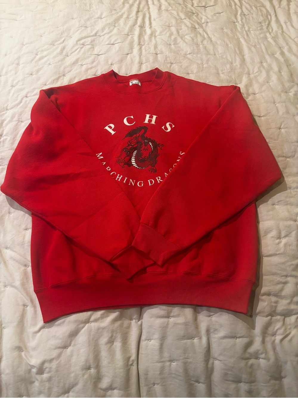 Red Dragon Graphic Crewneck Sweater1229